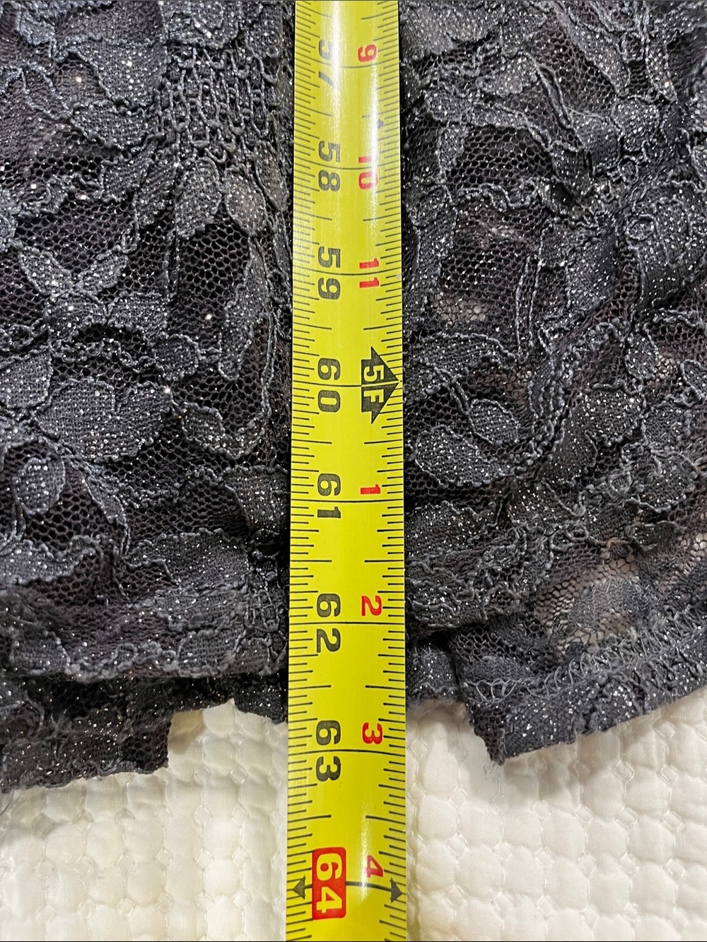 Xscape Lace Sequin Formal Evening Gown 3/4 Sleeve XL wedding guest - Picture 8 of 9